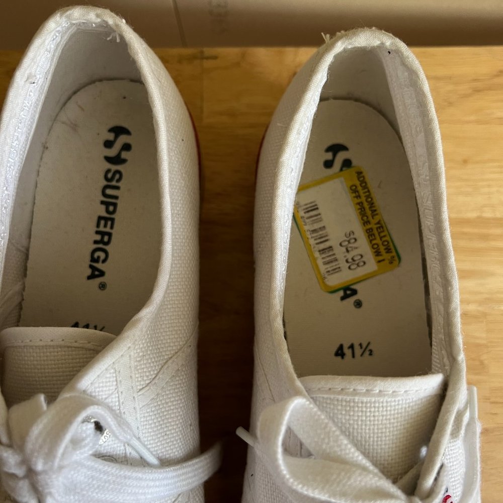 NWT Superga 2790 Platform Sneakers Rainbow Sole Sz 10 - Picture 7 of 10